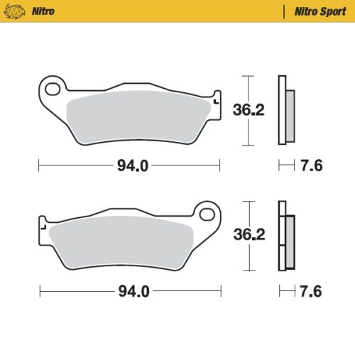 Moto-Master Nitro Racing Jarrupalat KTM: 125-200-250-300-350-360-380-440-500, Al