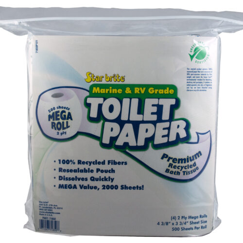 Star brite WC-paperi 100 % kierrät.valkaisem.2 krs: 500 arkki  me-pkt/4rll