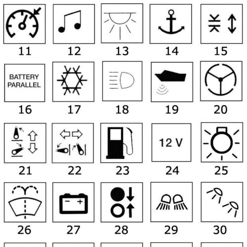 Navigation lights label