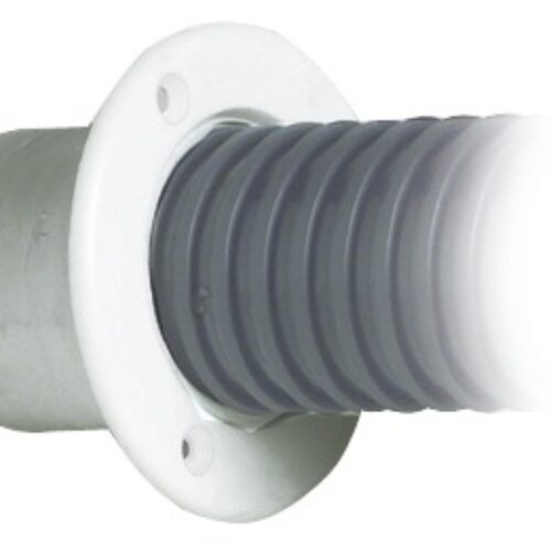 Cables PVC flexible pipe white (10 mt roll)