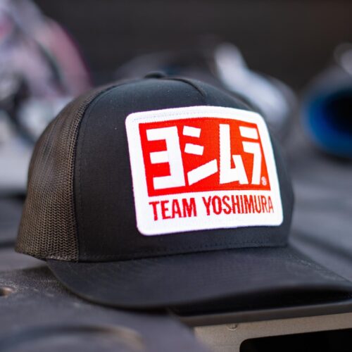 Yoshimura Team Snapback Trucker Hat Black