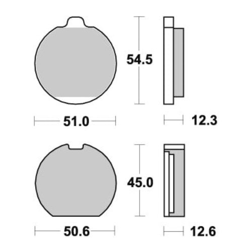 Sbs Jarrupalat Ceramic Taakse