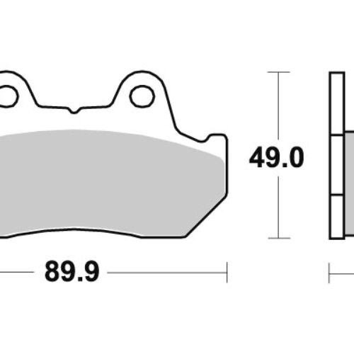 Sbs Jarrupalat Sintered Taakse