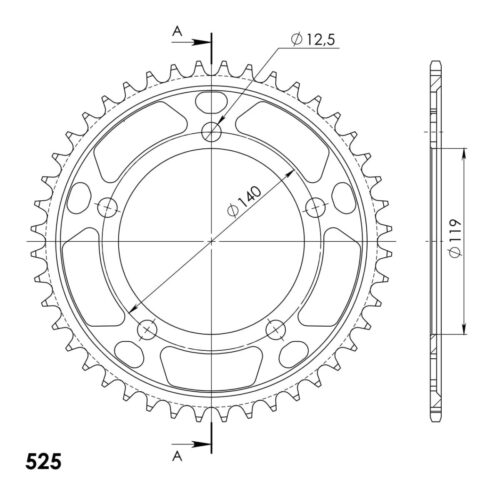 Supersprox Teräs takaratas 1790.44