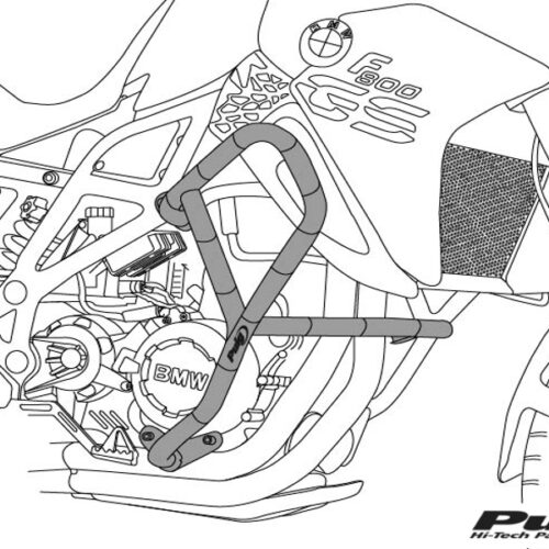 Puig Engine Guards Suzuki Dl1050 V-Strom/Xt 20′ C/Black