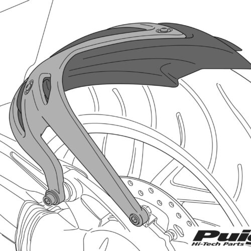 Puig Rear Hugger Yamaha Yamaha Mt-09/Sp 21′- C/Matt Bla