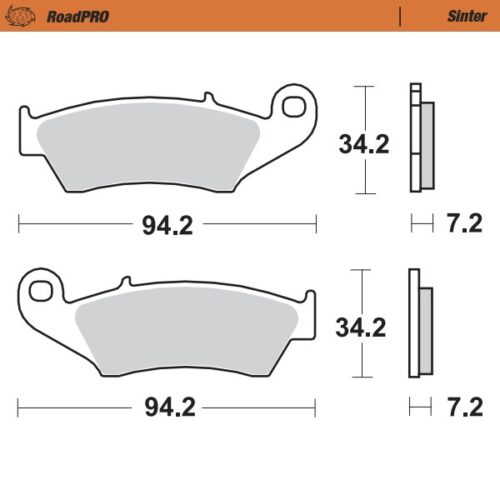 Moto-Master Jarrupalat RoadPRO Sinter eteen