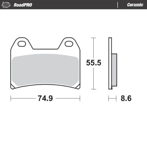 Moto-Master Jarrupalat RoadPRO Ceramic