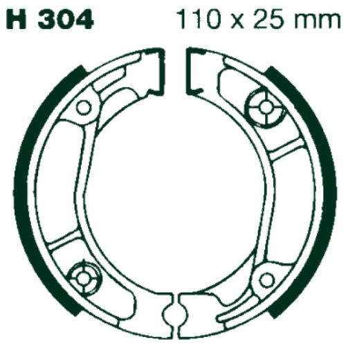 AIR Bromsbackar H 304 110x25mm parvis