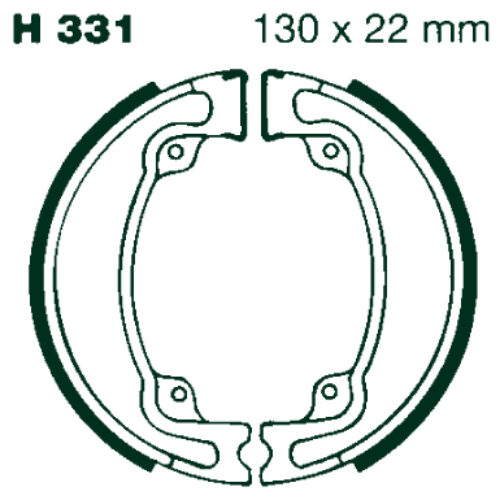 AIR Bromsbackar H 331 130x22mm parvis