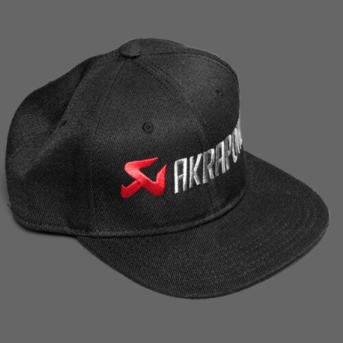 Akrapovic Baseball Cap Flat musta