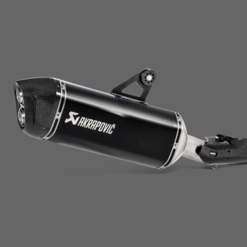 Akrapovic Slip-On Line (Titaani)  Mustaline R 1250 GS / Adven 2019-