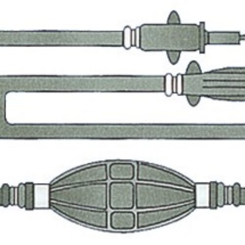 Osculati, polttoaineletku+liitin (2kpl) Mercury