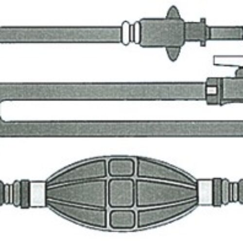 Osculati, polttoaineletku+liitin (2kpl) Mercury/Mariner 1987-