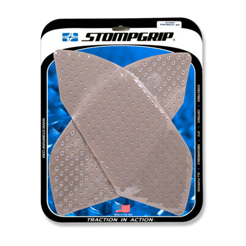 Stompgrip Street Bike Tank Grips – Volcano – 0075 : Clear