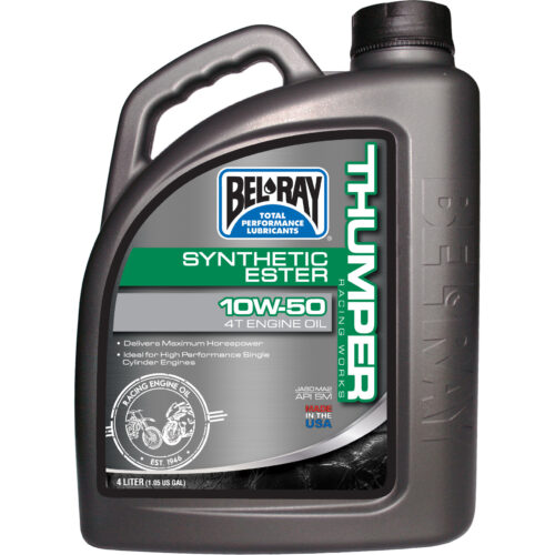 Bel-Ray Thumper® Racing Works 10W-50 Synthetic Ester 4T Engine Oil 4L