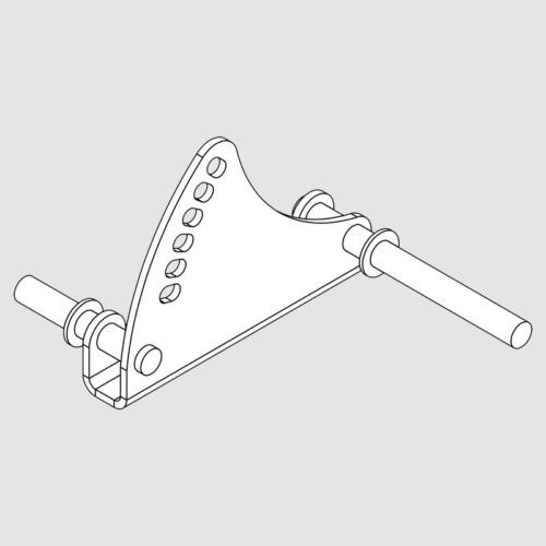 Wessex Wheel bar Left hand side for 771-AT-110