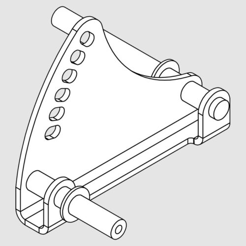 Wessex Wheel bar Right hand side for 771-AT-110