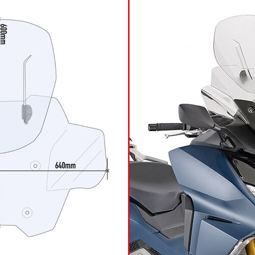 GIVI SLIDING WINDSCREEN HONDA FORZA 750 2021