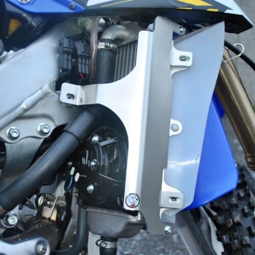 AXP Radiator Braces Blue Spacers Yamaha WR250F 15-19, WR450F 16-18