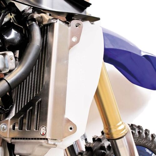 AXP Radiator Braces Blue Yamaha YZ250F 19- , YZ450F 18-