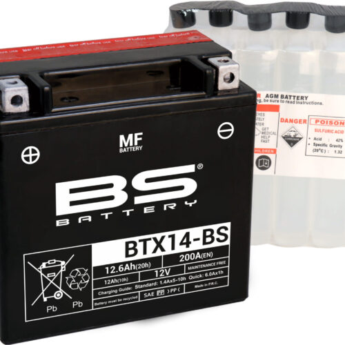 BS Battery  BTX14-BS MF (cp) Maintenance Free