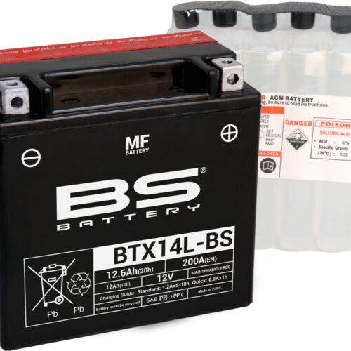 BS Battery  BTX14L-BS MF (cp) Maintenance Free