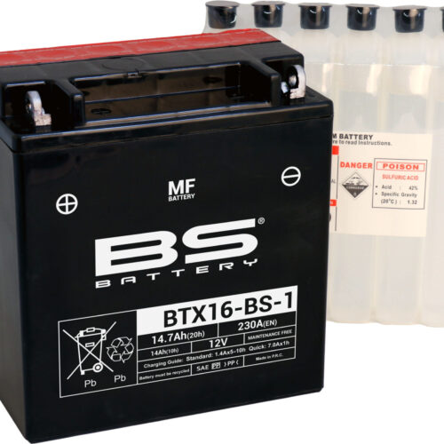 BS Battery  BTX16-BS-1 MF (cp) Maintenance Free