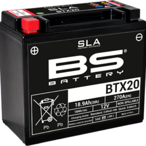 BS Battery  BTX20 (FA) SLA – Sealed & Activated