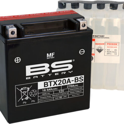 BS Battery  BTX20A-BS MF (cp) Maintenance Free