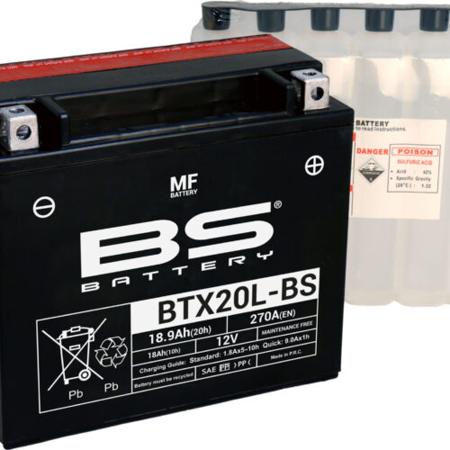 BS Battery  BTX20L-BS MF (cp) Maintenance Free