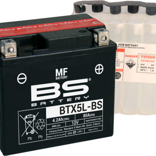 BS Battery  BTX5L-BS MF (cp) Maintenance Free