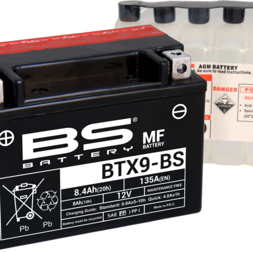 BS Battery  BTX9-BS MF (cp) Maintenance Free