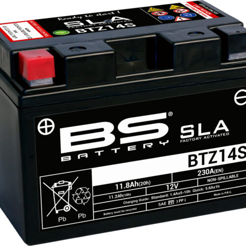 BS Battery  BTZ14S (FA) SLA – Sealed & Activated