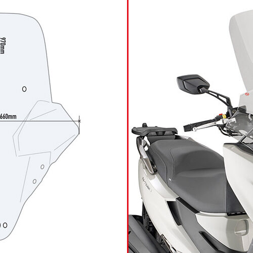 GIVI SPECIFIC FITTING KIT D6115DT