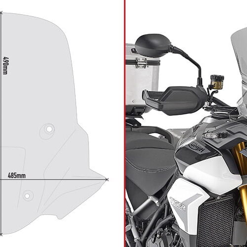 GIVI SPOILER T.TIGER 900 2020 FUME’