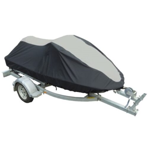 OS JET SKI COVER -2 TONE- BLACK/GREY 3.4M – 3.7M