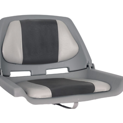 OS FISHERMANS SEAT FOLDING PADDED GREY/CHARCOAL