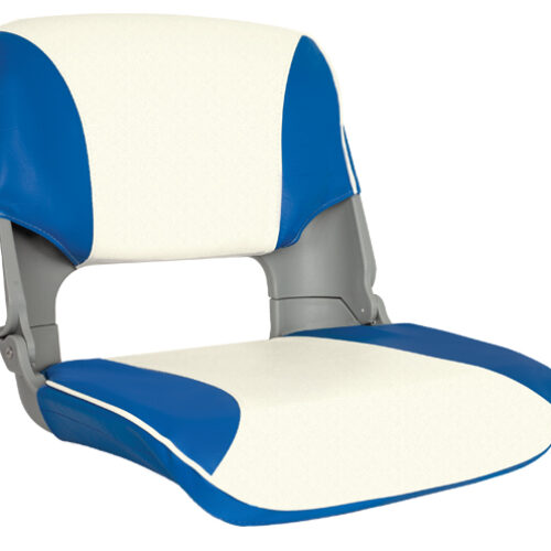 OS SKIPPER SEAT FOLDING UPHOLSTERED BLUE/WHITE