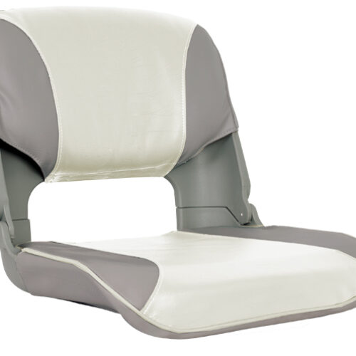 OS SKIPPER SEAT FOLDING UPHOLSTERED GREY/WHITE