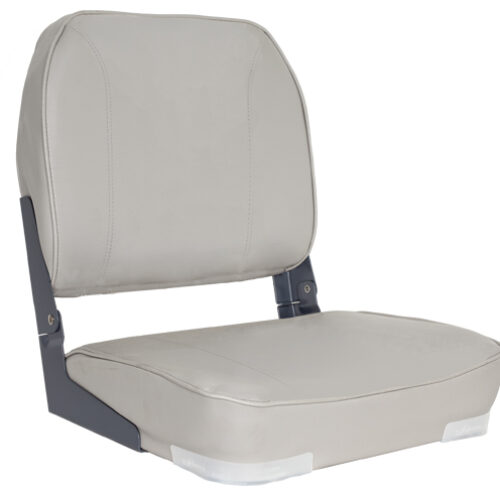 OS DELUXE FOLD DOWN SEAT UPHOLSTERED GREY