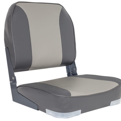 OS DELUXE FOLD DOWN SEAT UPHOLSTERED GREY/CHARCOAL