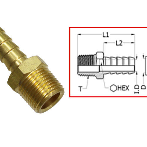 Sea-X polttoaineliitin Universal 3/8 NPT x 5/16