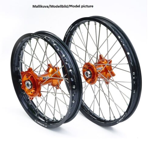 REX WHEELS 21-1,60 KTM EXC  16-.., SX-F/XC-F 15-.. MUSTA VANNE/ORANSSI NAPA 22MM