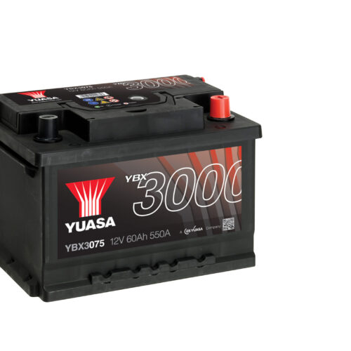 Yuasa YBX3075 12V 60Ah 550A SMF Battery Huom.Rullakkorahti (18)