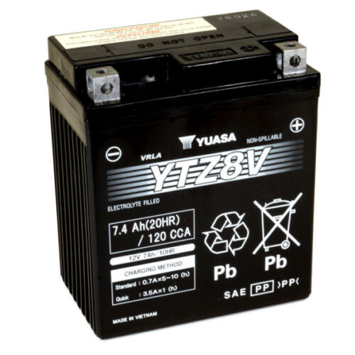 Yuasa akku, YTZ8V (wc) factory activated (10)